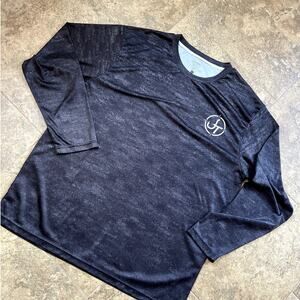 Scale Wear UPF 40 Heather Gray Long Sleeve Performance Crew, Men's size XL